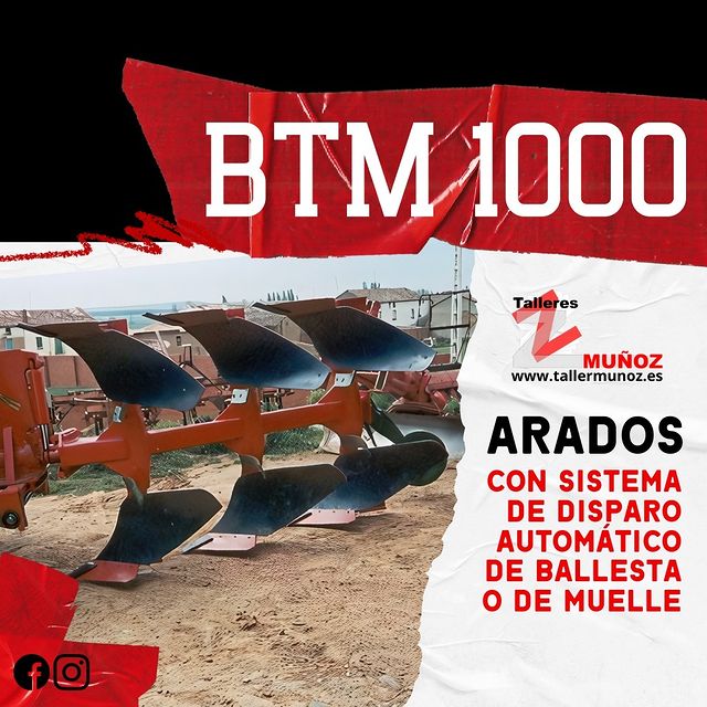 ¡Descubre el BTM 1000, el arado estrella de...